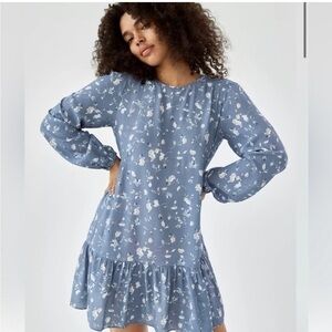 🌺 Wilfred Lambrusco Dress Shadow Blue